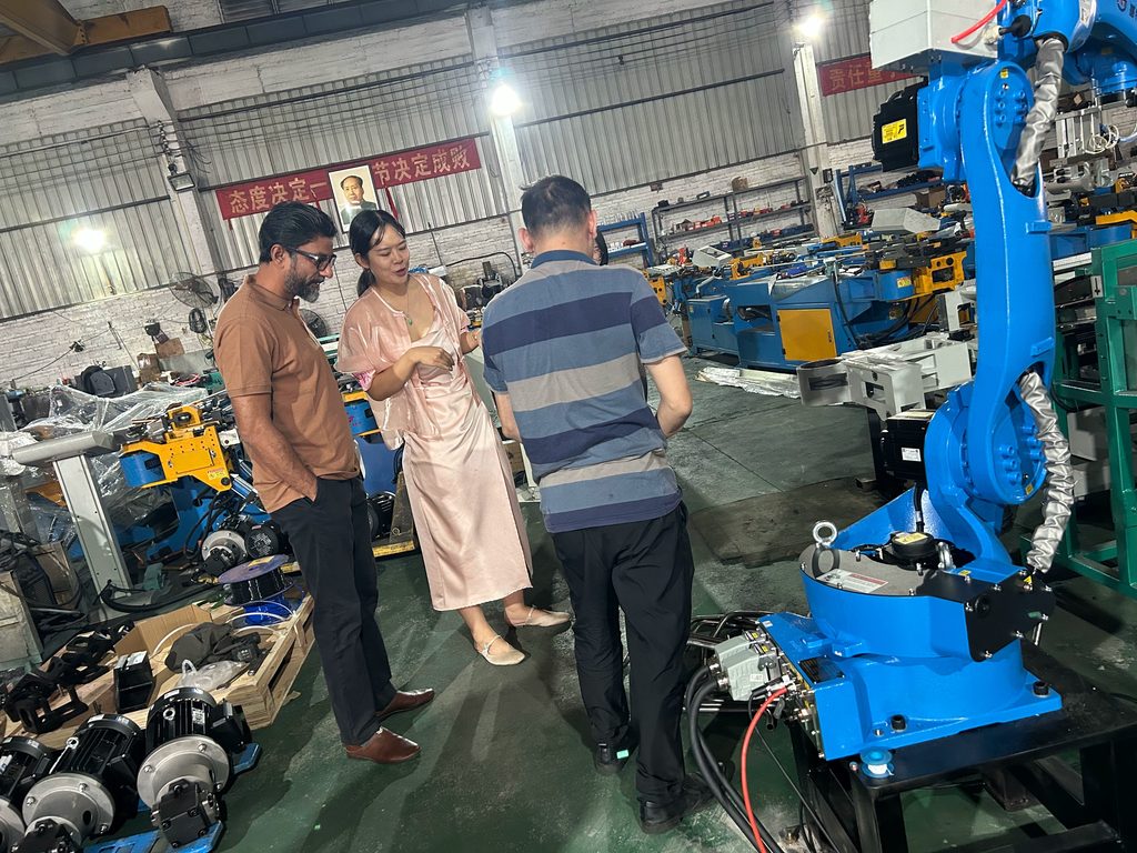 Industrial equipment at a factory visited by GAZLL