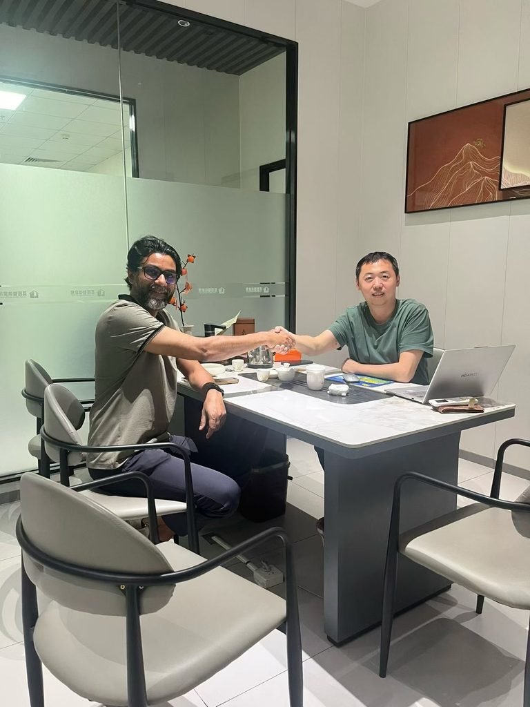 GAZLL meeting with a manufacturing partner in China