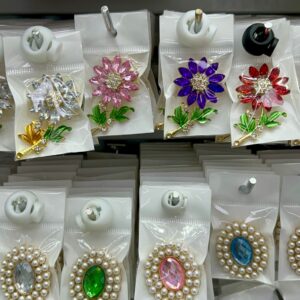 Floral and decorative brooch designs, reference 1 for GAZLL wholesale jewellery sourcing