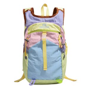 Pastel Multicolour Backpack Front View