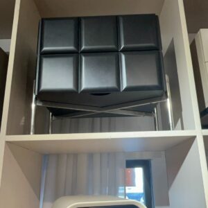 Black Compartment Bedside Cabinet design reference view 1 for GAZLL wholesale furniture sourcing