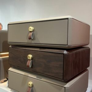 Compact Bedside Drawer Cabinets with Decorative Pulls design reference view 1 for GAZLL wholesale furniture sourcing