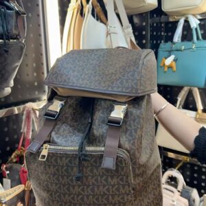 Brown Buckle Backpack