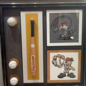 GAZLL Sports Memorabilia Shadow-Box Wall Art WA-018