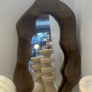 Organic Wave Frame Mirror, showroom design reference for GAZLL wholesale lighting and décor sourcing
